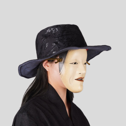 Nishijin Silk  LONG BRIM HAT