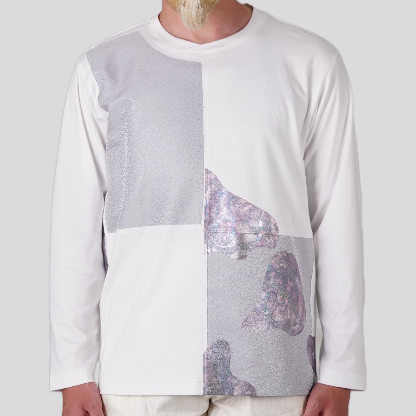 Silk patch T-shirt
