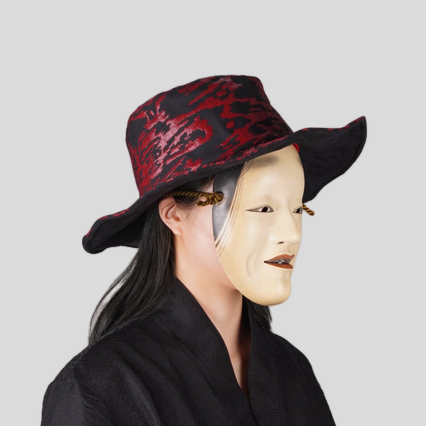 Nishijin Silk  LONG BRIM HAT