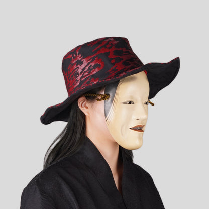 Nishijin Silk  LONG BRIM HAT
