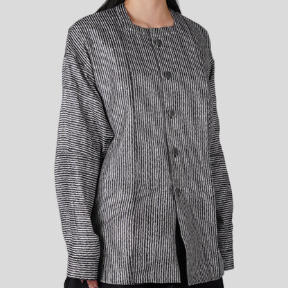 Square neck Shirt Stripe