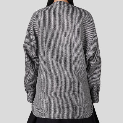 Square neck Shirt Stripe